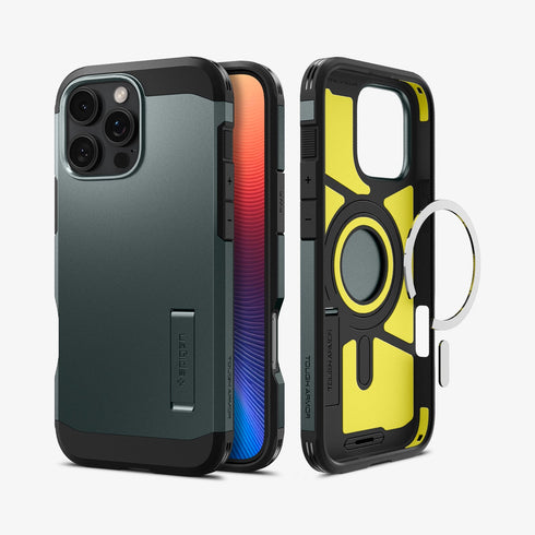 כיסוי Spigen לאייפון 16 מסדרה Tough Armor AI (MagFit)